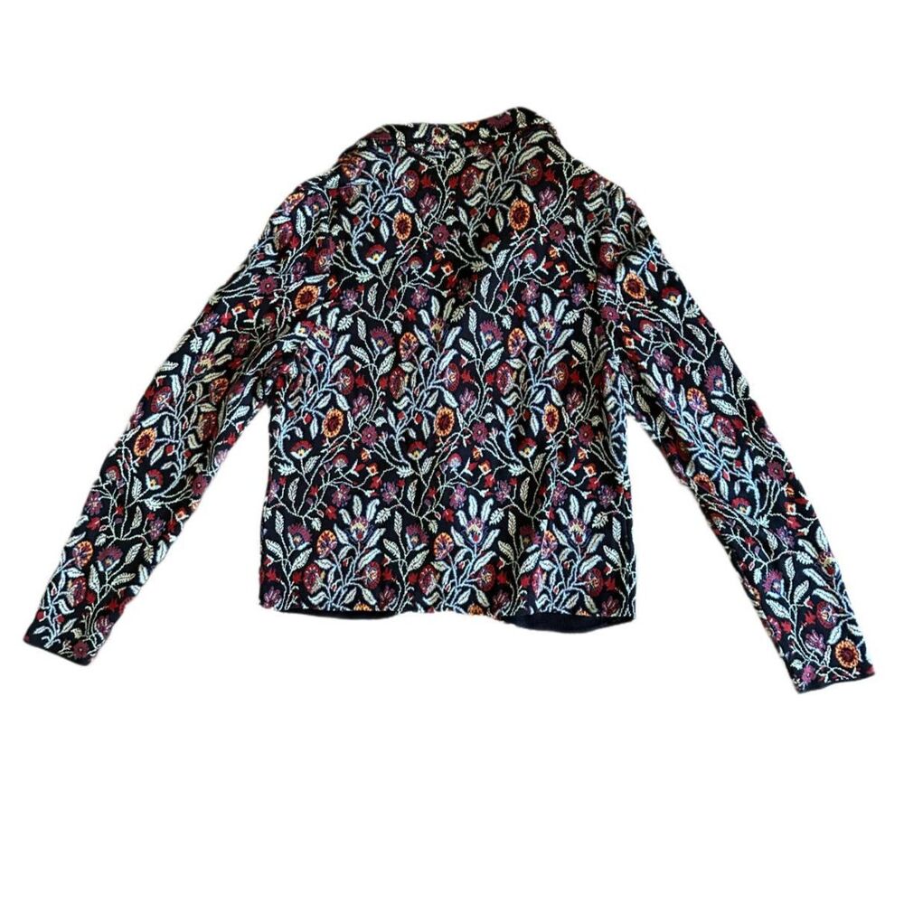 Peruvian Connection Kashmiri Knit Jacket Blazer Large - Picture 3 of 8